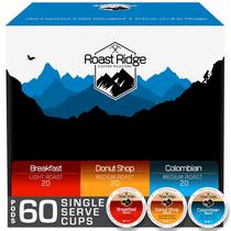 Pacote Variado de Cápsulas de Café Roast Ridge 60 Unidades K-Cup