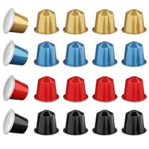 Pacote Variado de Cápsulas de Espresso Doomi 40 Unidades Compatível com Nespresso