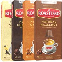 Pacote Variado de Cápsulas de Espresso Roastesso com 40 Unidades Pacote Variado de Cápsulas de Espresso Roastesso com 40 Unidades
