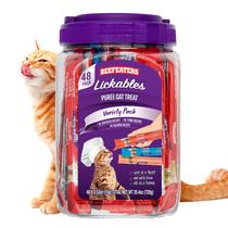 Pacote variado de purê Lickable Cat Treats Beefeaters 48 quilates Pacote variado de purê Lickable Cat Treats Beefeaters 48 quilates