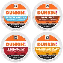 Pacote variado Dunkin' Coffee, 60 cápsulas K-Cup aromatizadas Pacote variado Dunkin' Coffee, 60 cápsulas K-Cup aromatizadas
