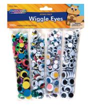 Pacote Wiggle Eyes Creativity Street 500 peças (AC3435)