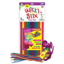 Pacote Wikki Stix Neon de 48 Pacote Wikki Stix Neon de 48