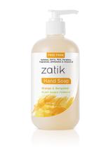 Pacote x6 de sabonete líquido para mãos Zatik Naturals Orange & Bergamota
