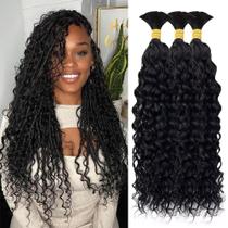 Pacotes Braiding Hair Bangxunk Water Wave 3 150 g 18 polegadas Pacotes Braiding Hair Bangxunk Water Wave 3 150 g 18 polegadas
