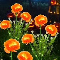 Pacotes de 2 pacotes de Halloween Solar Marigold Garden Lights X-GiftKey Pacotes de 2 pacotes de Halloween Solar Marigold Garden Lights X-GiftKey