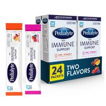 Pacotes de bebidas eletrolíticas em pó Pedialyte Immune Support