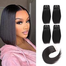 Pacotes de cabelo Art Show Hair Brazilian Straight 10A 50g x 4 Pacotes de cabelo Art Show Hair Brazilian Straight 10A 50g x 4