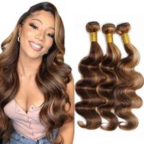 Pacotes de cabelo Biottihair Highlight Body Wave P4/27 65 70 75cm