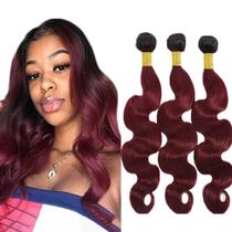 Pacotes de cabelo Biottihair Red Burgundy Body Wave 22 cm 24 cm 26 cm Pacotes de cabelo Biottihair Red Burgundy Body Wave 22 cm 24 cm 26 cm
