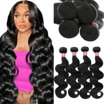 Pacotes de cabelo CFY Body Wave 12A Brazilian Virgin 50-65 cm 4 unidades
