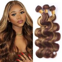 Pacotes de cabelo CnumGunm Honey Blonde Body Wave 30 cm 300 g