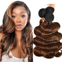 Pacotes de cabelo Condescension Chocolate Brown Highlight P4/30