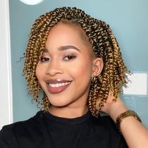 Pacotes de cabelo de crochê Passion Twist AMELI de 20 cm para mulheres negras Pacotes de cabelo de crochê Passion Twist AMELI de 20 cm para mulheres negras