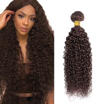 Pacotes de cabelo DiexRlamx Brown Kinky Curly 26 polegadas 8A Peruvian