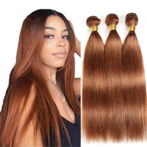 Pacotes de cabelo DiexRlamx Color 30 Cabelo liso brasileiro