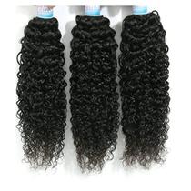 Pacotes de cabelo EMOL Kinky Curly Human Hair 300g (12-14-16 cm)