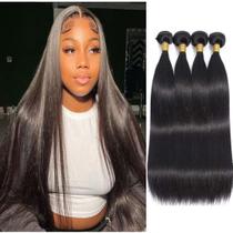 Pacotes de cabelo feibin Straight 30 35 40 45cm 100% brasileiros