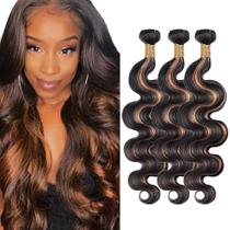 Pacotes de cabelo Fridnae Highlight PB130 Body Wave 3 pacotes 40-86cm