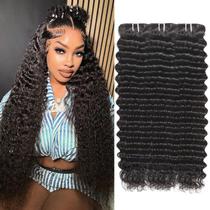 Pacotes de cabelo Great Grace Deep Wave 12A 50 55 60 cm 100% virgem