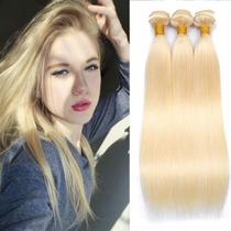 Pacotes de cabelo Gzorouzr 613 Straight 100% Virgin 8A 72cm 3x300g