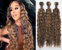 Pacotes de cabelo Gzorouzr P4/27 Deep Wave Brazilian Remy 8A 70-75cm
