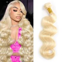 Pacotes de cabelo HELLOSH 613 Blonde Body Wave 24 cm 100% virgem