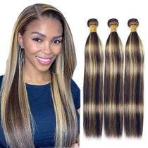 Pacotes de cabelo Hiaplame P1B/27 Ombre Straight Brazilian Hair