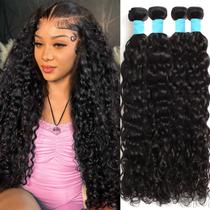 Pacotes de Cabelo Humano Brasileiro Fasuo - Ondas Water Wave 100%