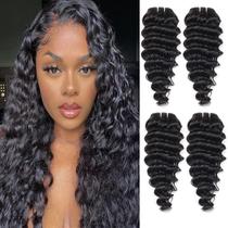 Pacotes de cabelo JTDebade Deep Wave 12A Grade Brazilian 50-60g