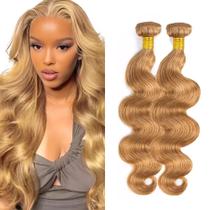 Pacotes de cabelo LadrxADR 70cm Loiro Cabelo humano Body Wave