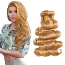 Pacotes de cabelo Ladrxadr Blonde Body Wave 45 50 55cm Honey 27