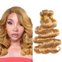 Pacotes de cabelo LadrxADR Honey Blonde Body Wave 30 35 40cm 3x100g