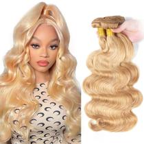 Pacotes de cabelo Ladrxadr Honey Blonde Body Wave 50 cm 3 pacotes