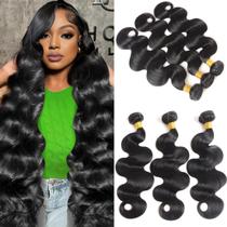 Pacotes de cabelo Lemeily Body Wave 100% cabelo virgem brasileiro Pacotes de cabelo Lemeily Body Wave 100% cabelo virgem brasileiro