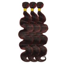 Pacotes de cabelo Luxvogue Body Wave Burgundy P1B/99J 100% Virgin