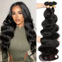 Pacotes de cabelo MDL Body Wave 3 pacotes de cabelo não processado de 60 cm