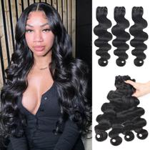 Pacotes de cabelo menalue Raw Body Wave 100% cabelo humano 50-60cm Pacotes de cabelo menalue Raw Body Wave 100% cabelo humano 50-60cm