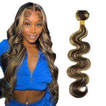 Pacotes de cabelo Niegmeag P1B/27 Highlight Blonde Body Wave 26 polegadas