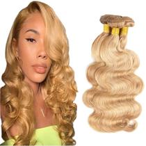 Pacotes de cabelo Nuailisex Honey Blonde Body Wave 35 40 45 cm P27/613