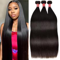 Pacotes de cabelo Oshiney Straight 12A Virgem Brasileira Não Processada