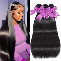 Pacotes de cabelo QIYING 12A Straight 100% Brazilian Virgin Hair