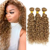 Pacotes de cabelo Raivide Honey Blonde Water Wave 27 45cm 3x100g