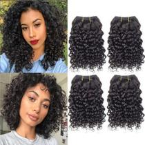 Pacotes de cabelo Selina Brazilian Curly 4x 50g (8-24") Virgin