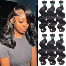 Pacotes de cabelo Superfect Human Hair Body Wave 12 14 16 cm Pacotes de cabelo Superfect Human Hair Body Wave 12 14 16 cm