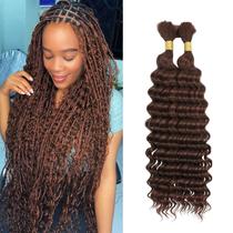 Pacotes de cabelo trançado LYISKB Deep Wave 2 100g 100% brasileiros