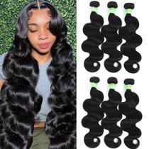 Pacotes de cabelo Tryfey Body Wave 12A Grade, cabelo 100% brasileiro Pacotes de cabelo Tryfey Body Wave 12A Grade, cabelo 100% brasileiro