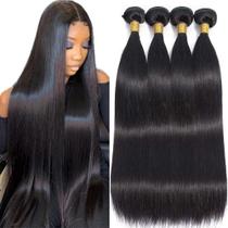 Pacotes de cabelo WOWQUEEN Brazilian Straight 35-50cm 4 pacotes