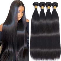 Pacotes de cabelo WOWQUEEN Brazilian Straight 60-76cm 4x100g Pacotes de cabelo WOWQUEEN Brazilian Straight 60-76cm 4x100g