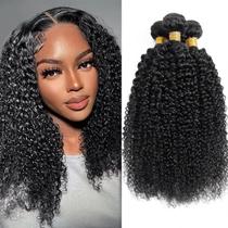 Pacotes de cabelo Yavida Kinky Curly Brazilian Virgin 30-40cm Pacotes de cabelo Yavida Kinky Curly Brazilian Virgin 30-40cm